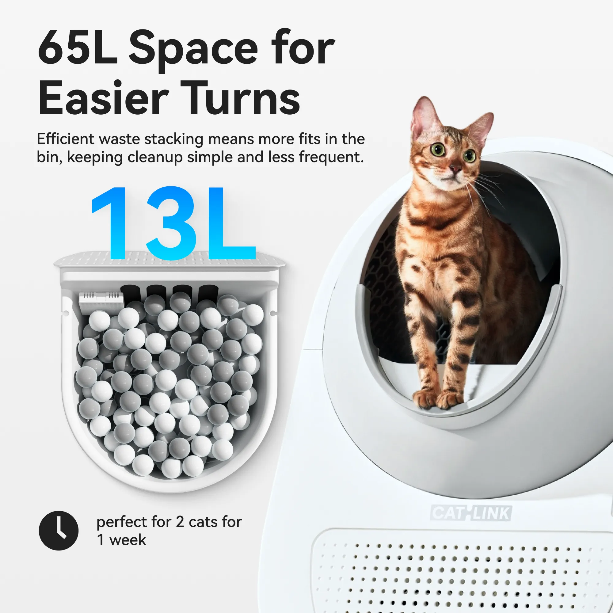 CATLINK AI 5GHz Camera Cat Litter Box - Scooper Pro Ultra - Image 9