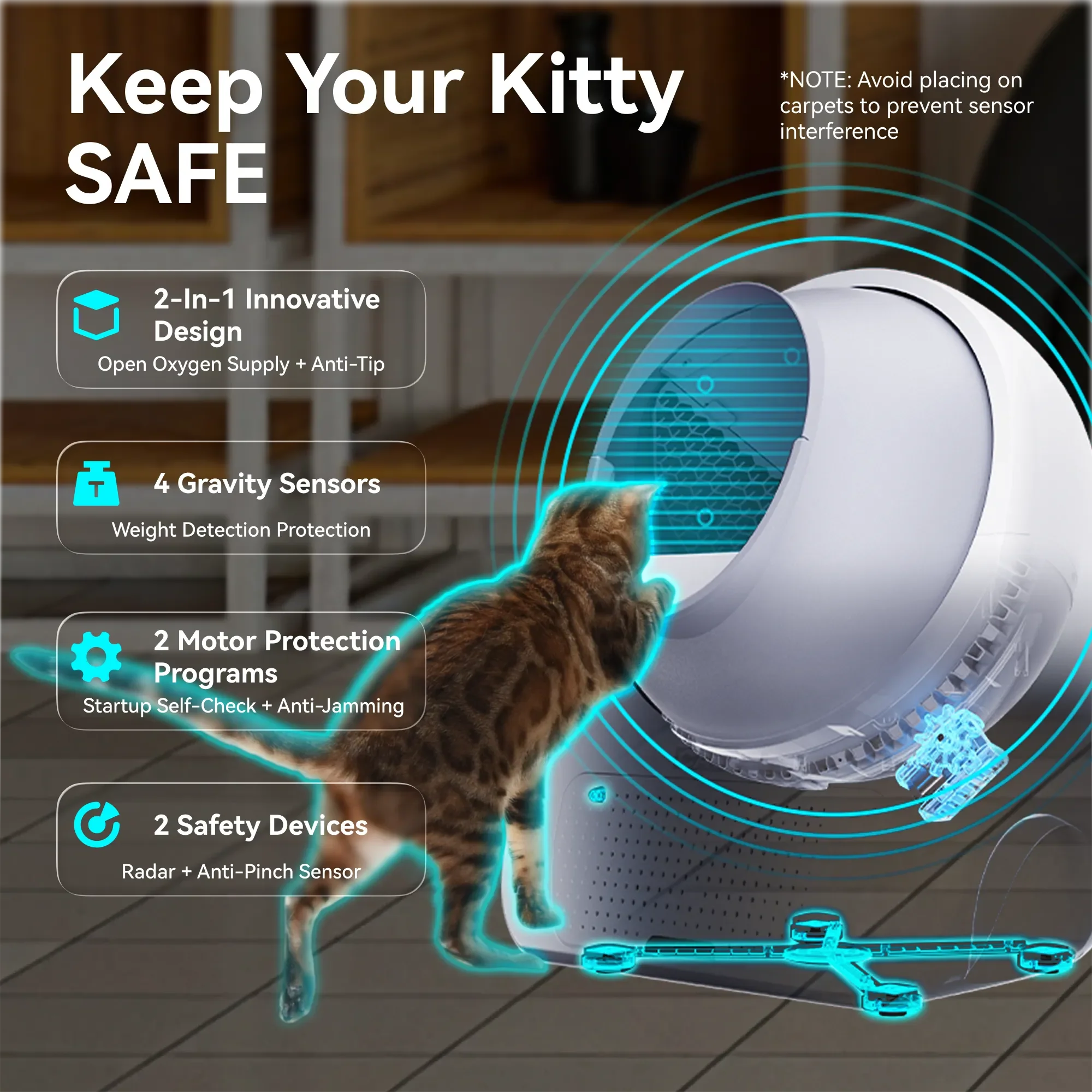 CATLINK Self Cleaning Litter Box - Scooper Luxury Pro-X - Image 3