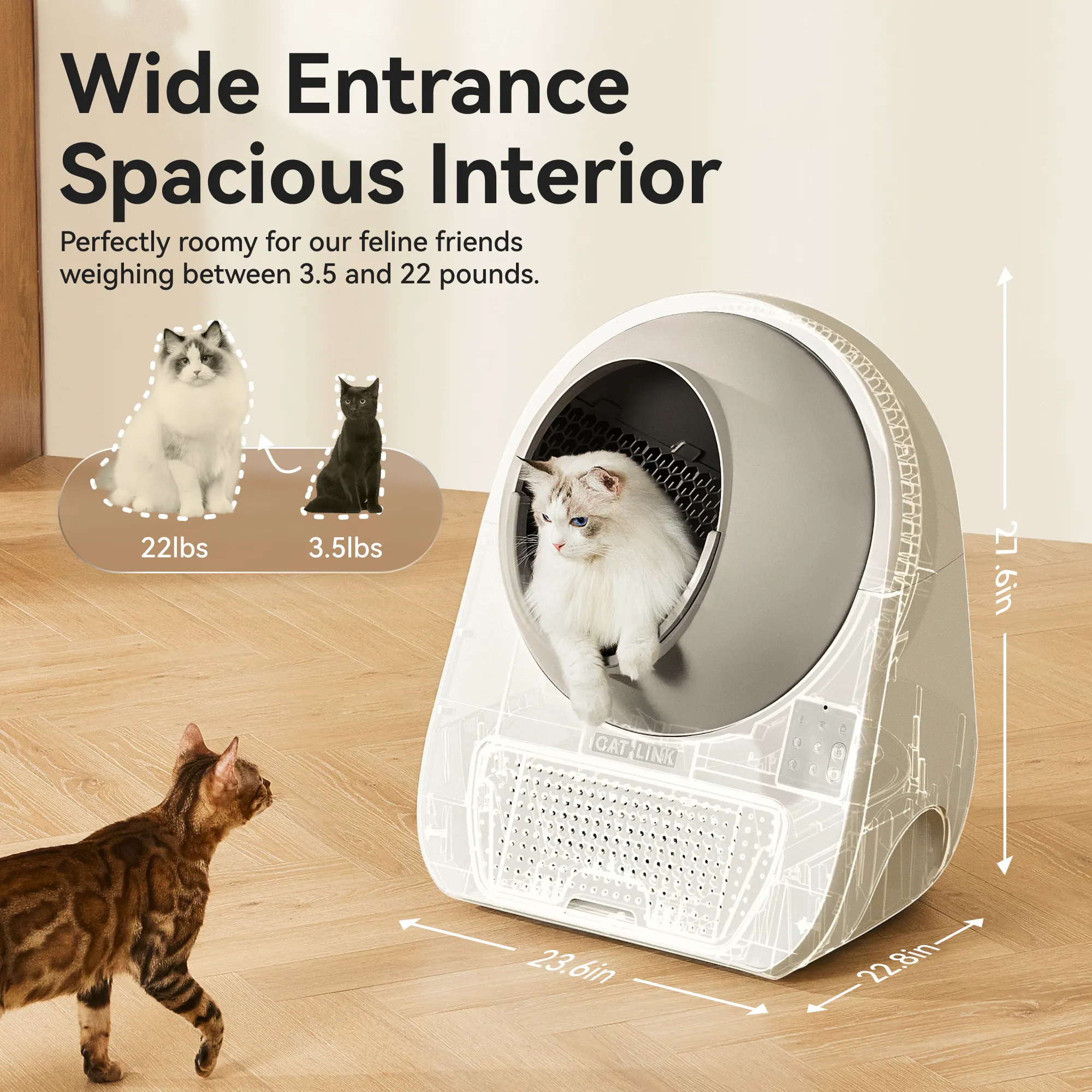 CATLINK Self Cleaning Litter Box - Scooper Luxury Pro-X - Image 5