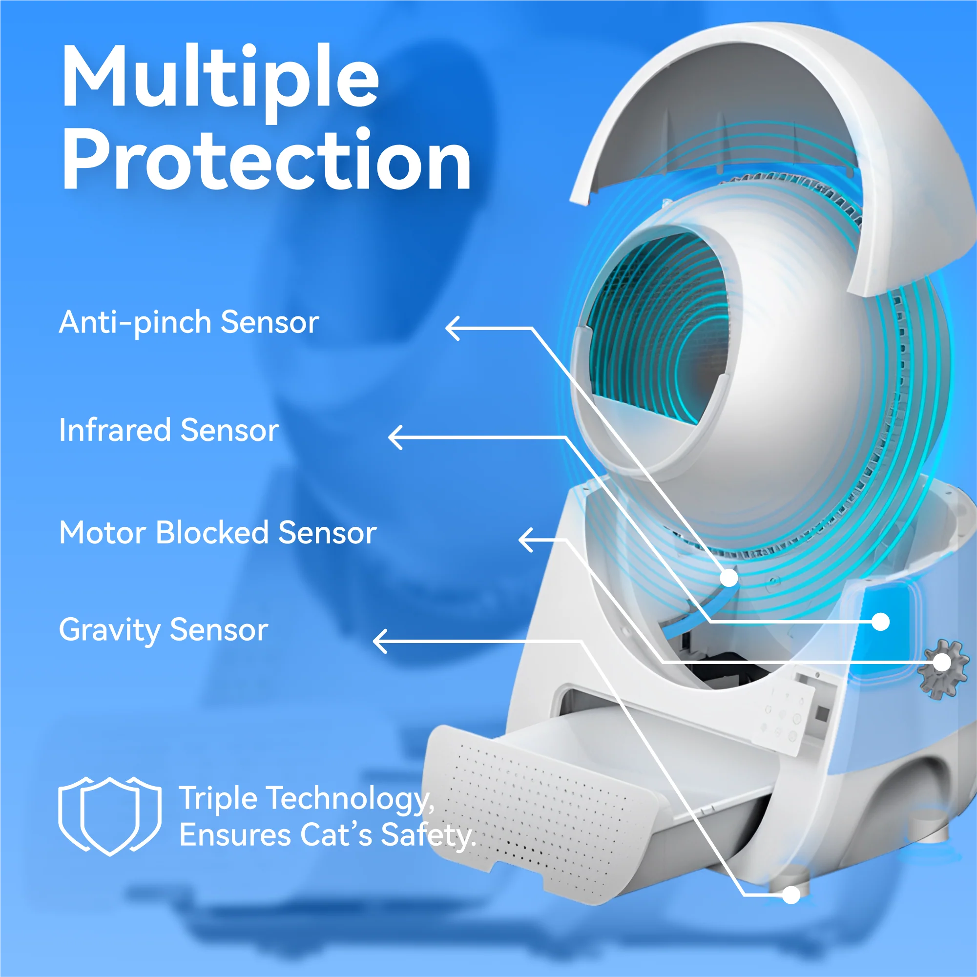 CATLINK Self Cleaning Litter Box - Scooper Luxury Pro-X Double Set - Image 7