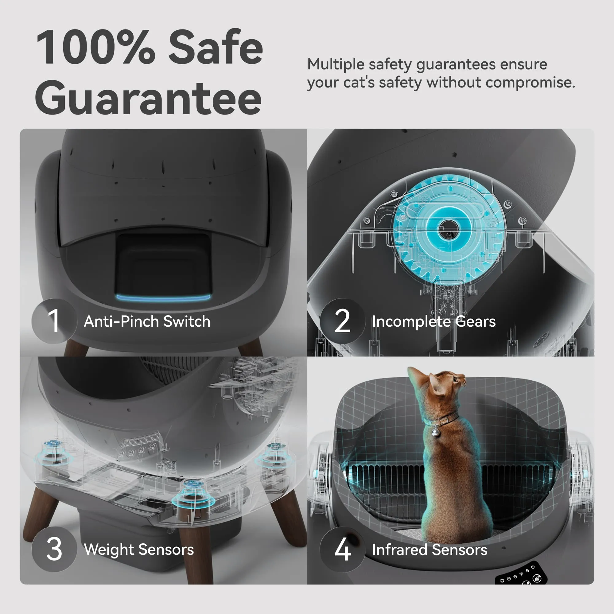 CATLINK Self-Cleaning Litter Box - Scooper Open-X (Multi-Cat) - Image 7