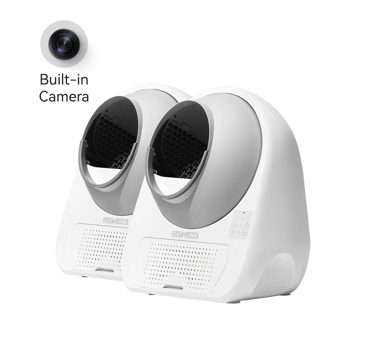 CATLINK AI 5GHz Camera Self Cleaning Litter Box - Scooper Pro Ultra Double Set - Image 3